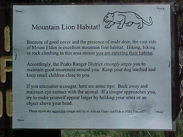 US Forest Service Sign.